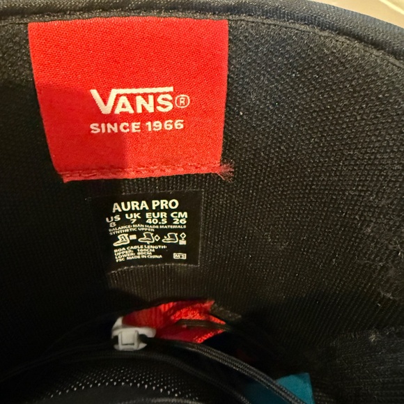 Vans Aura Pro Snowboard Boots Mens Size 8 Almost New - Picture 6 of 6